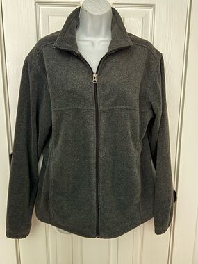 Bass Pro Shops Men's Dark Gray Full-Zip Performance Fleece Jacket